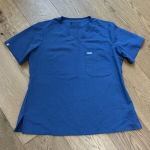 FIGS Catarina Scrub Top - Ladies - Size L - Big Sky - EUC